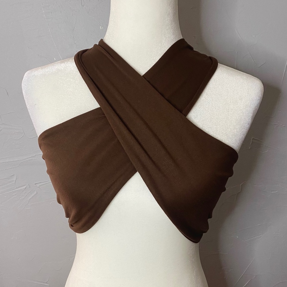 Brown Halter Top
